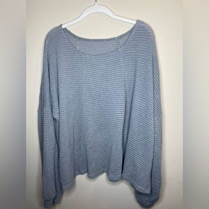 womens grey oversized sweater!